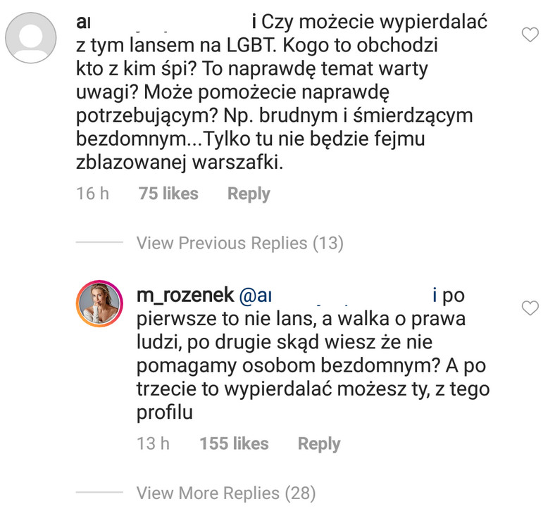 Małgorzata Rozenek-Majdan na Instagramie