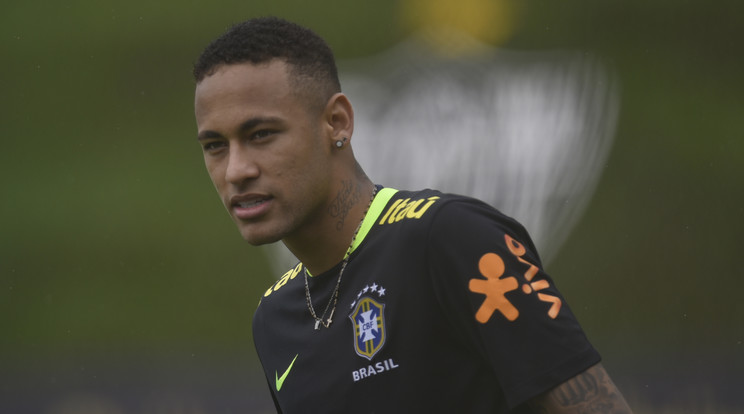 Neymar köszöni, kutya baja /Fotó: AFP