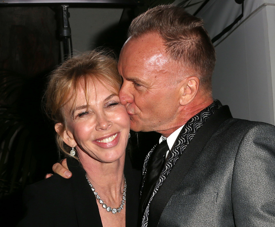 Sting i jego żona Trudie Styler