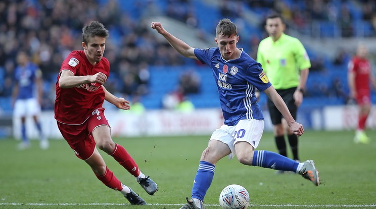 Nagy Ádám (balra) a Bristol futballistájaként örülhetett cardiffi diadalnak. /Fotó: Profimedia-Reddot