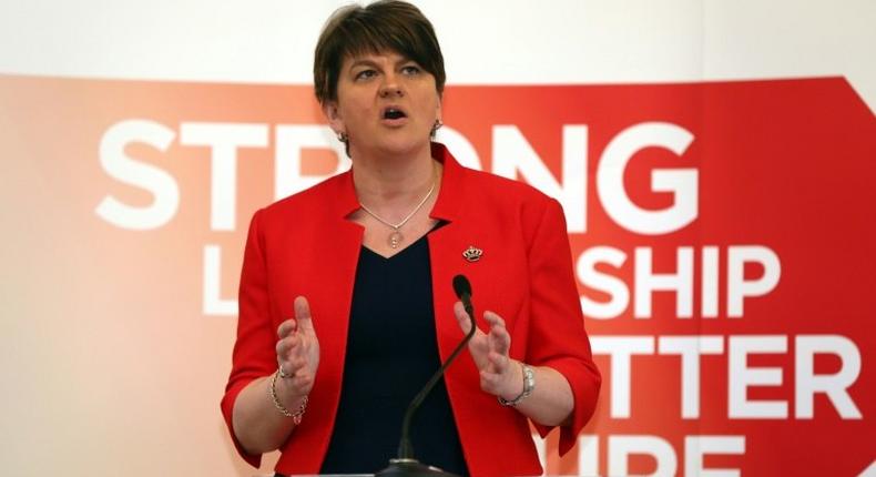 Arlene Foster leads Northern Ireland's Democratic Unionist Party, an overwhelmingly male, white bastion that is more conservative than Britain's Conservative Party