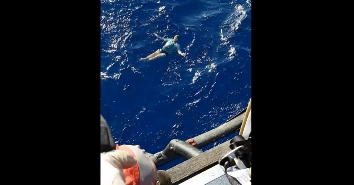 A man survived hours lost at sea by turning his jeans into a flotation