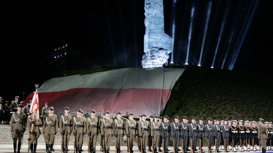 Uroczystości na Westerplatte