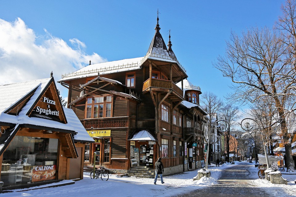 Zakopane w śniegu