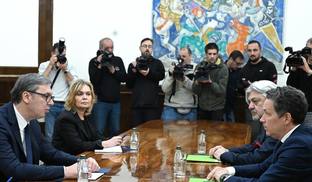 Aleksandar Vučić konsultacije sa strankom Zeleni Srbije