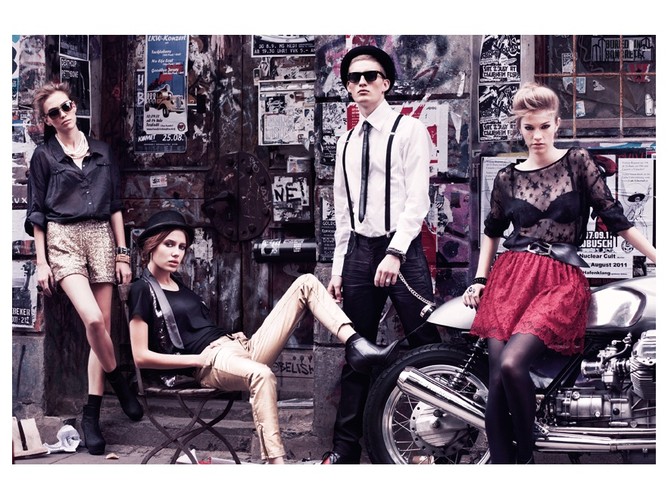 Stylizacje z wykorzystaniem kolekcji Party New Yorker na sezon zima 2011/2012.