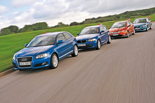 Audi A3 kontra BMW1, Honda Civic i Volvo C30 czyli porównanie ekskluzywny kompakty