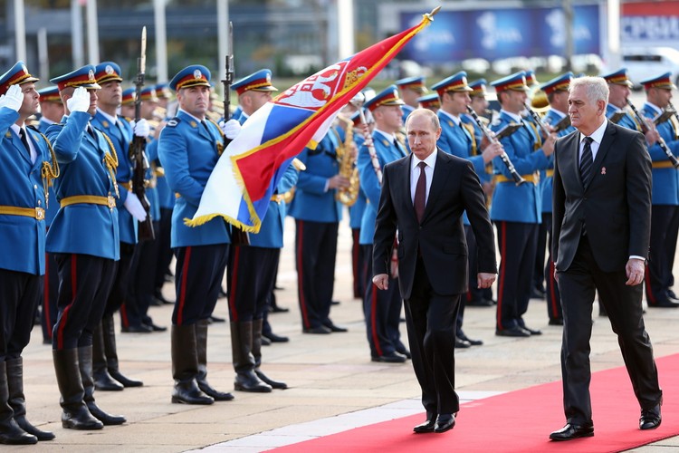 Władimir Putin odwiedził Serbię