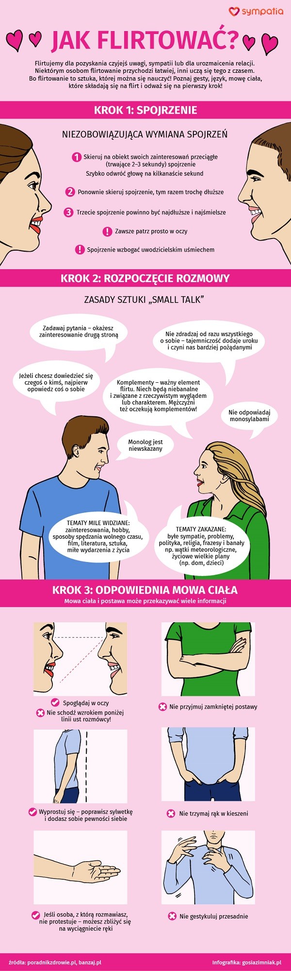 Jak flirtować? [INFOGRAFIKA]