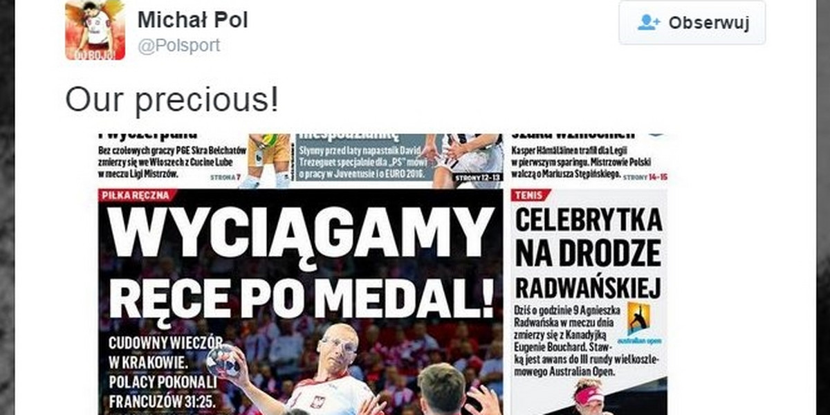 Zobacz gratulacje znanych osób po triumfie reprezentacji Polski nad Francją