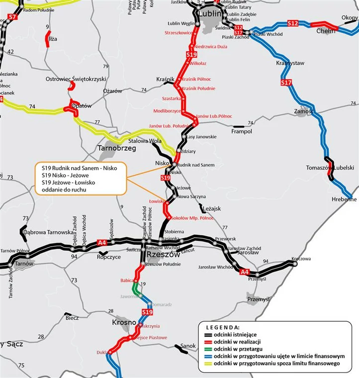 GDDKiA Rzeszów otwiera trzy nowe odcinki drogi ekspresowej S19