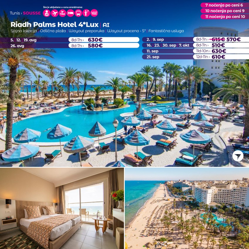 Riadh Palms Hotel 4* Lux