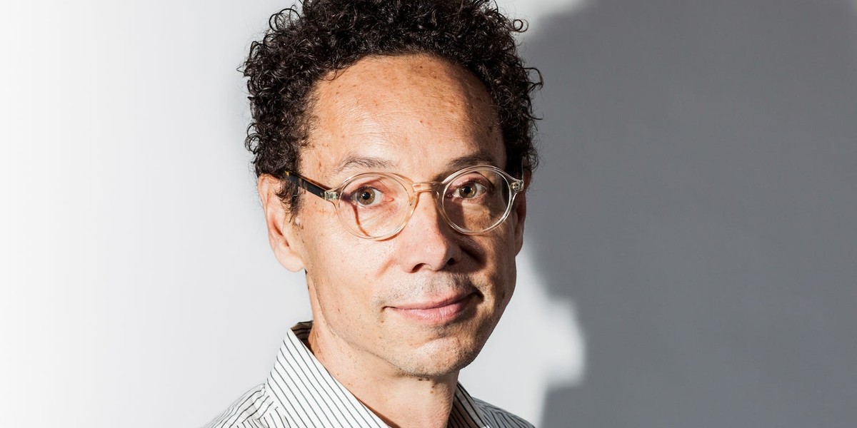 Malcolm Gladwell w nowojorskim biurze Insidera, 2016 r.