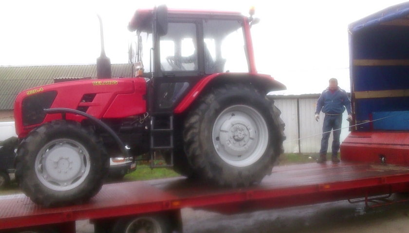 Komornik odda za traktor