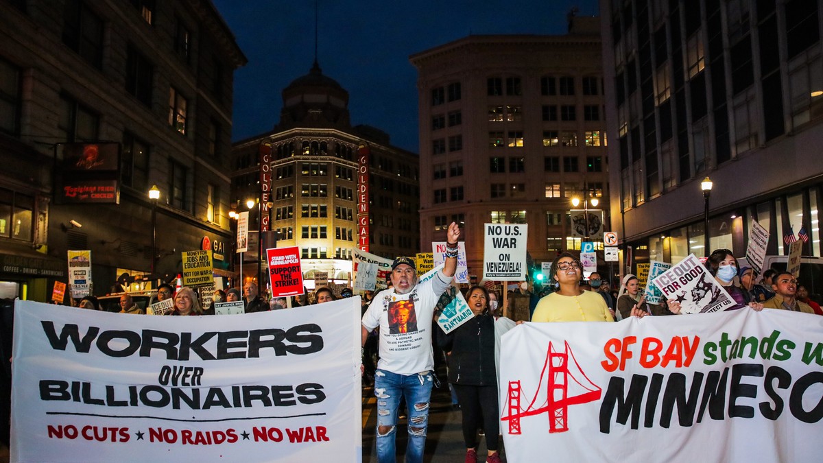 Protest protiv ICE u San Francisku