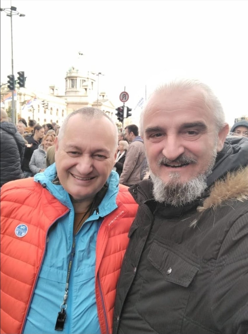 Osumnjičeni za pretnje ministru pravde Nenadu Vujiću i Nenadu Stefanoviću u društvu opozicionih lidera