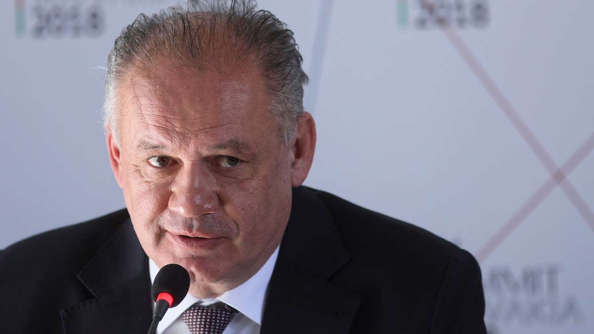 Andrej Kiska oskarża rząd Słowacji