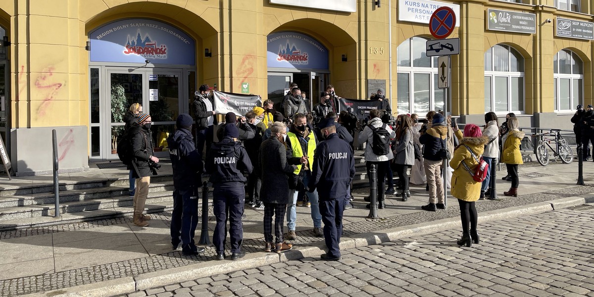 Protest branży ślubnej