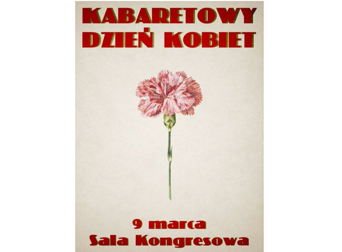 Kabaretowy goździk na Dzień Kobiet