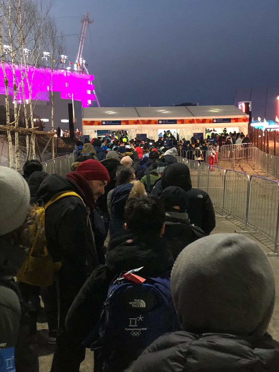 Gužve ispred stadiona u Pjongčangu