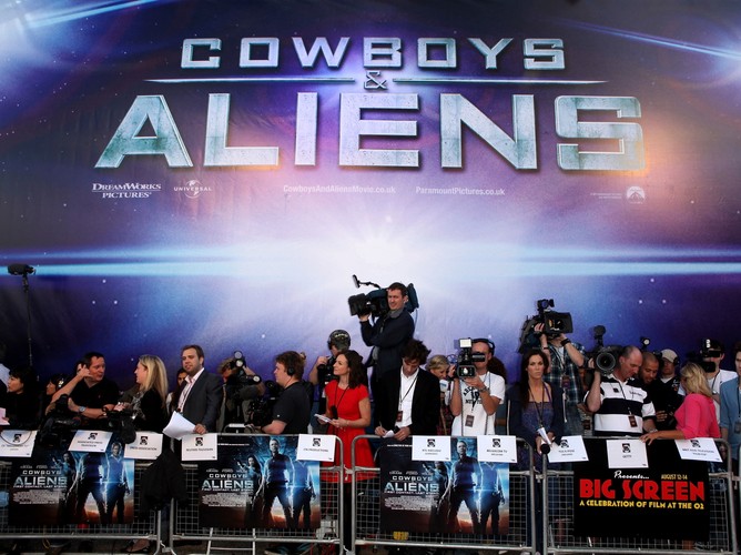 Londyńska premiera filmu 'Kowboje i obcy'
