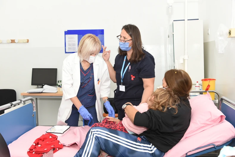 U prizemlju bolnice postoji deo za respiratornu dijagnostiku - rendgen, spirometar, alergološko testiranje...