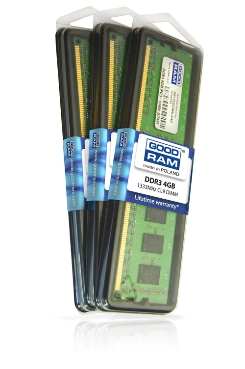 4-gigabajtowe moduły DDR3 GOODRAM