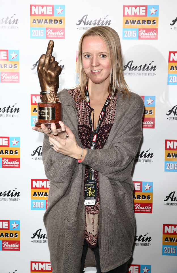 Emily Eavis - córka Michaela Eavisa, organizatora Glastonbury NME Awards 2015