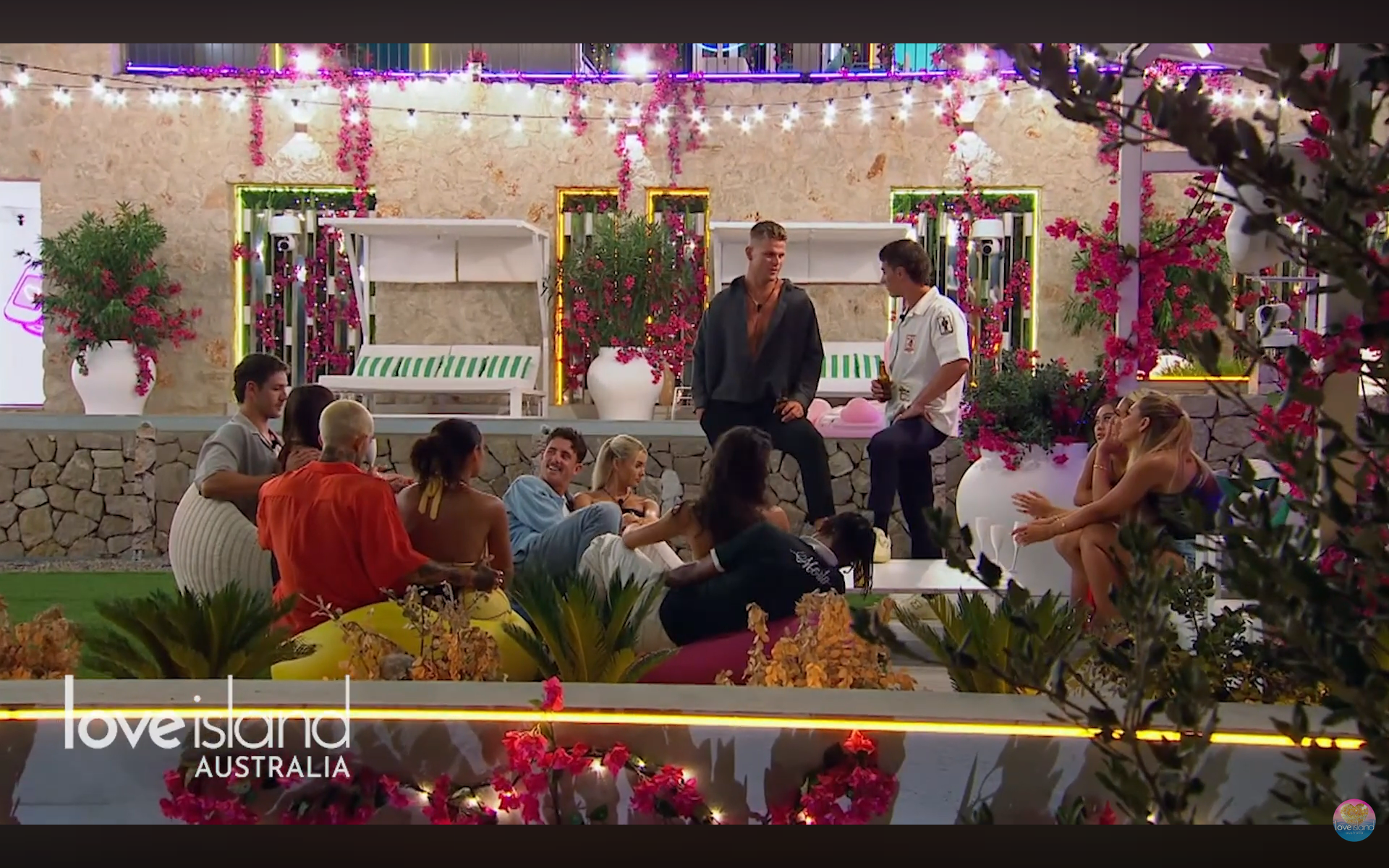 Trent Woolman v relácii Love Island. 