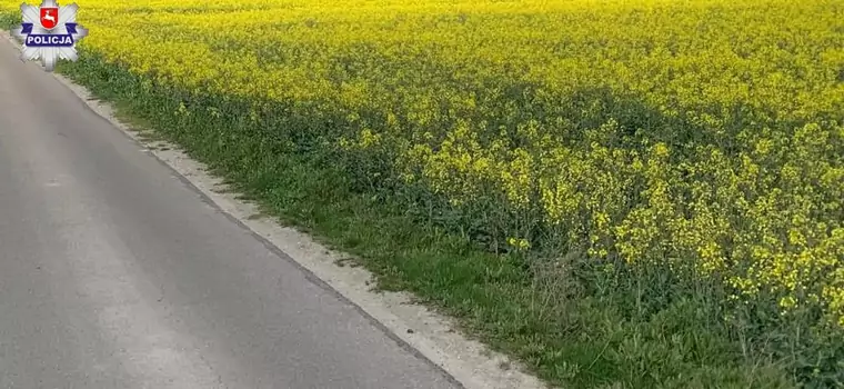 Policjanci ruszyli w pościg. Sprawa skończyła się w rzepaku