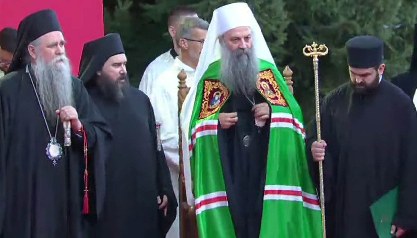 Patrijarh Porfirije u Beranama