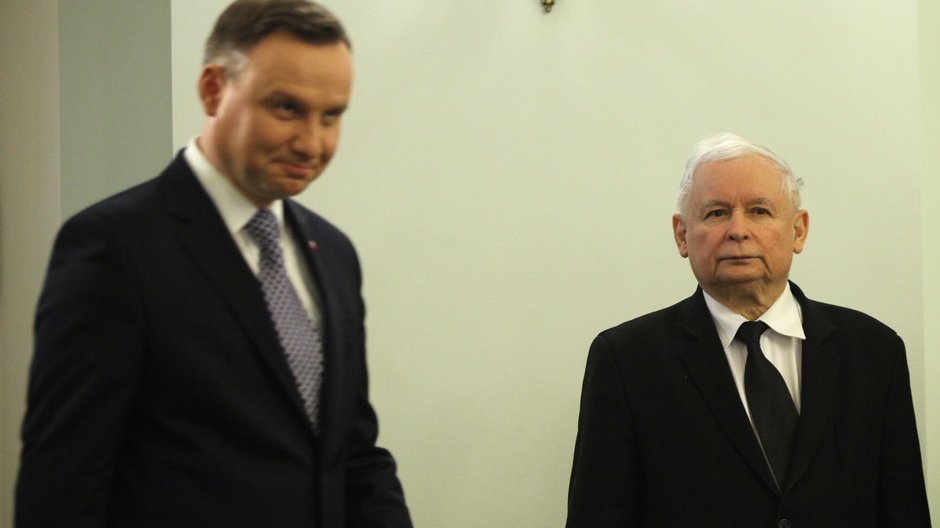 Andrzej Duda i Jarosław Kaczyński