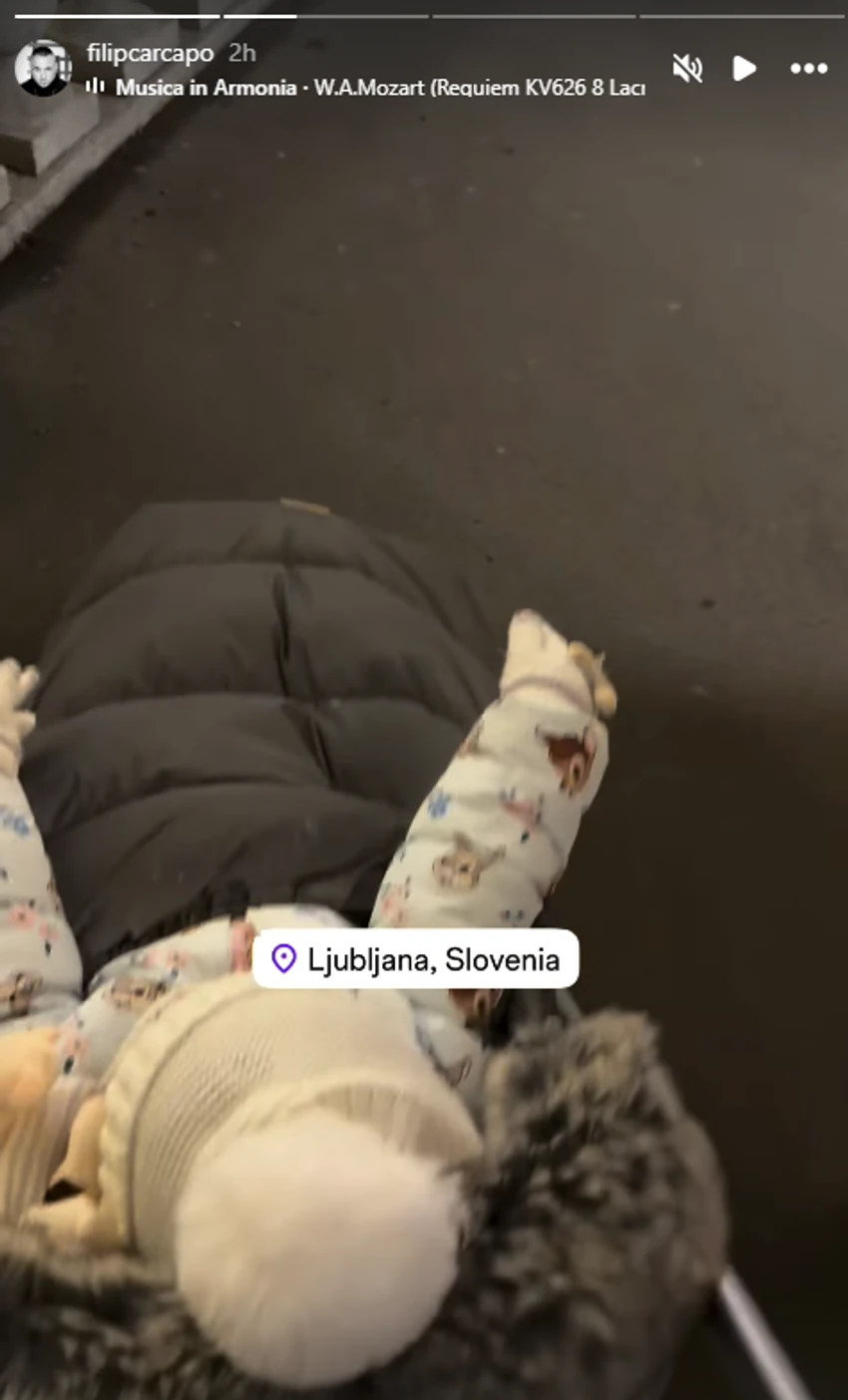 FILIP CAR ODVEO ĆERKU LEONU U SLOVENIJU Skroz se posvetio naslednici: Pogledajte kako provode vreme otac i ćerka - prizor oduševio sve