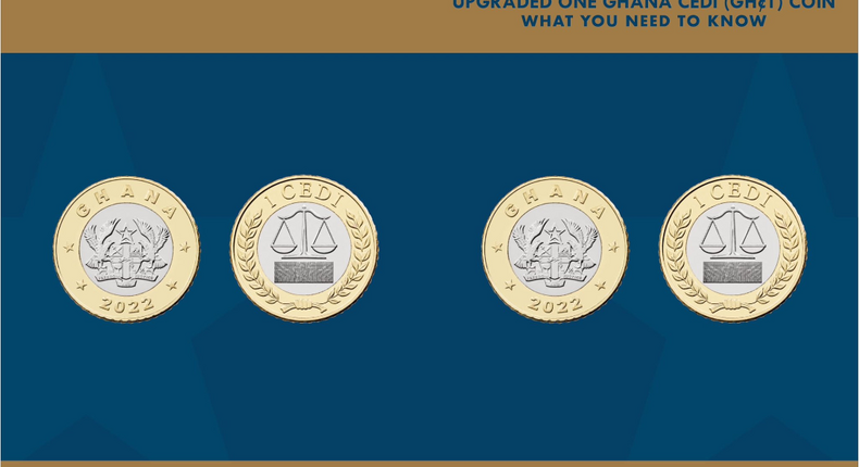 Bank of Ghana Upgrades the One Ghana Cedi Coin