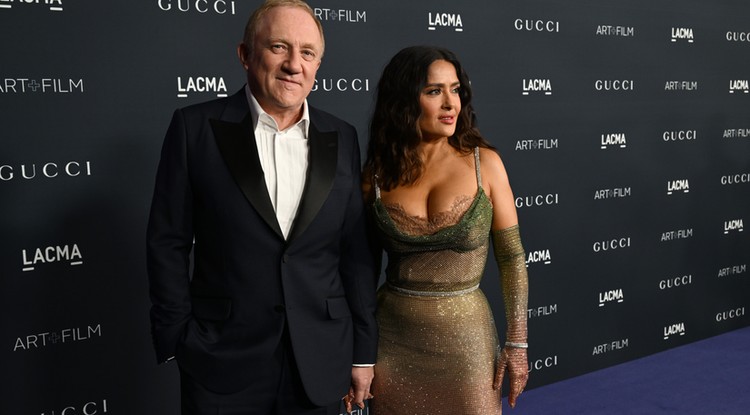 Salma Hayek és François-Henri Pinault. Fotó: Getty Images