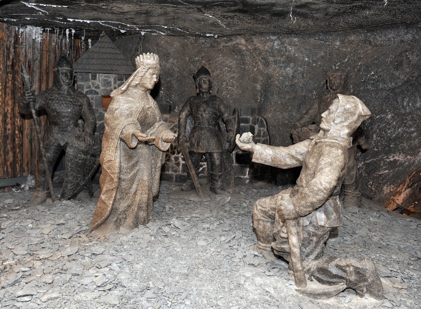 Rzeźby solne w Wieliczce