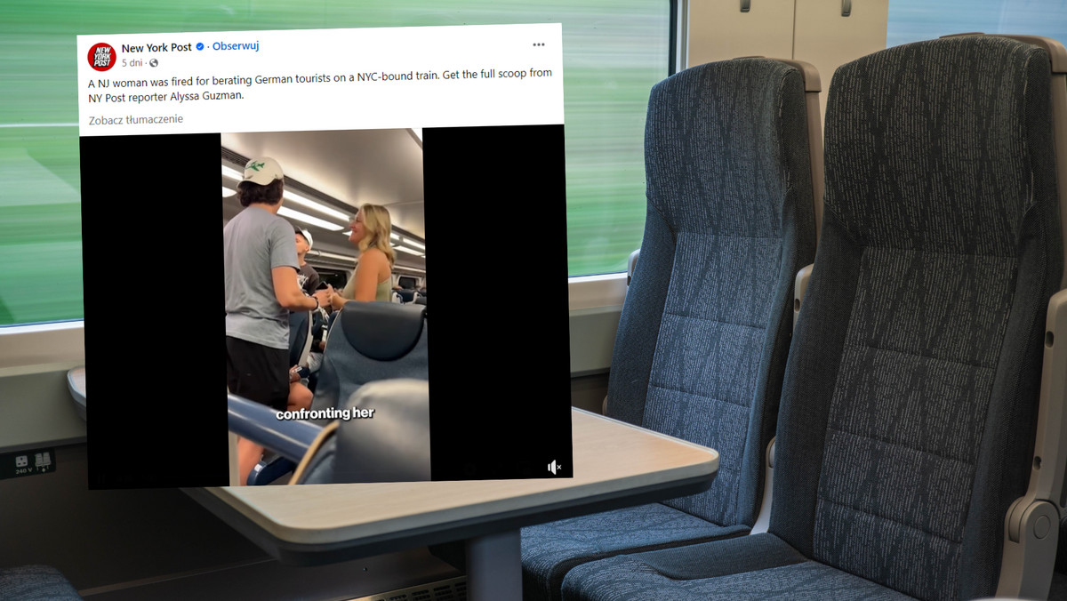 Krzyczała na niemieckich turystów w pociągu. Jej pracodawca już to widział
