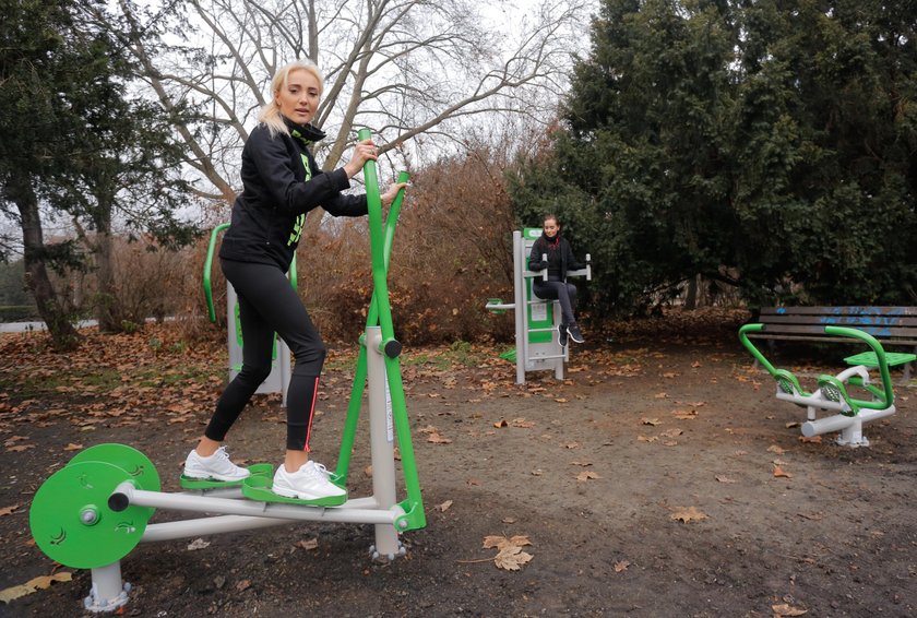 Na rondzie powstała siłownia