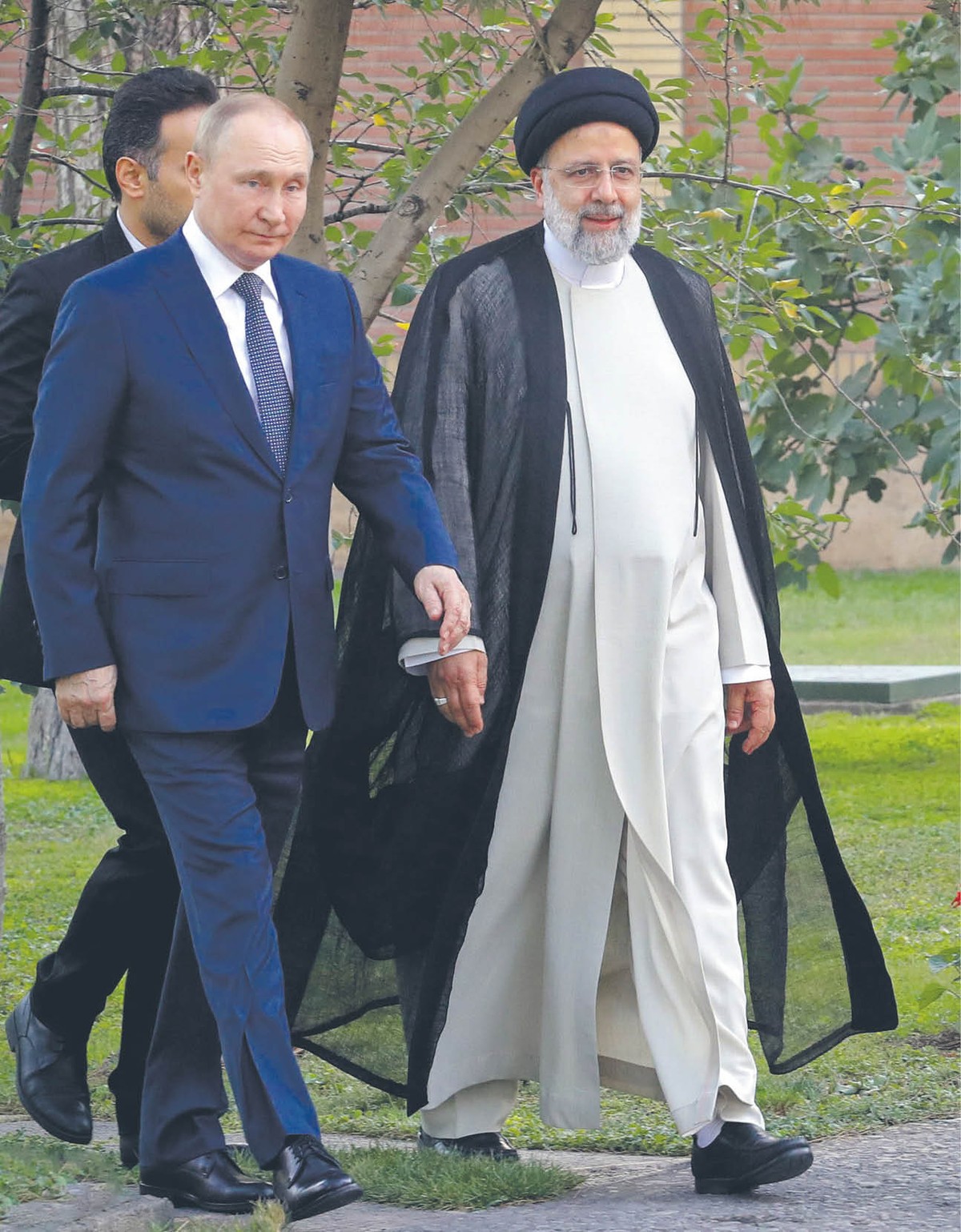 Prezydenci Ebrahim Ra’isi i Władimir Putin w Teheranie