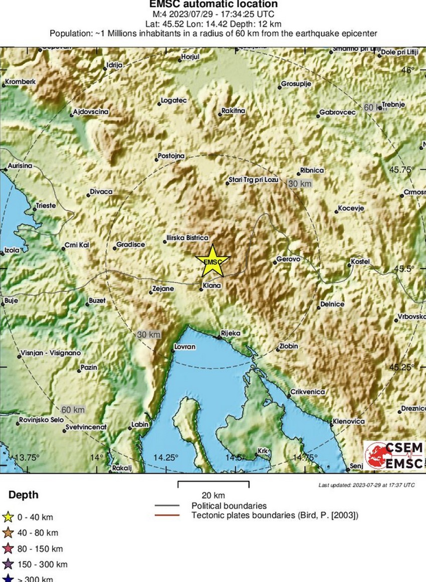 Zemljotres u Sloveniji