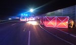 Tragedia na A1. Auto stanęło w ogniu. Wszyscy zginęli. Wśród ofiar dziecko. Wstrząsające relacje świadków