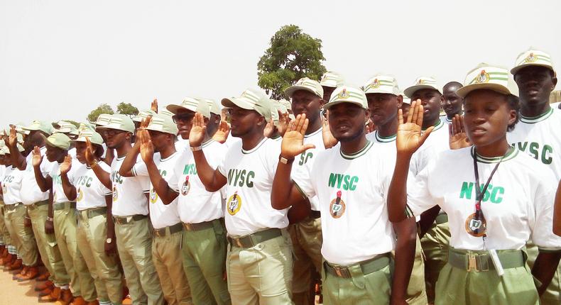 Members of the National Youth Service Corps.