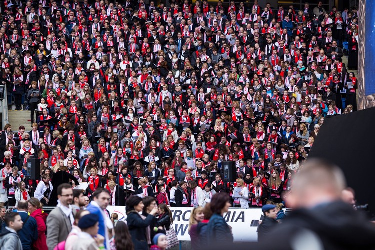 Spotkanie ewangelizacyjne na stadionie