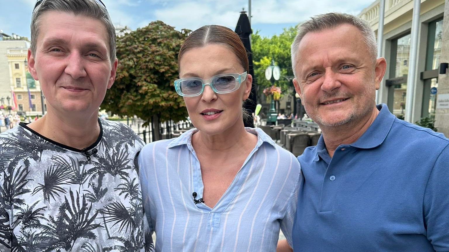 Vilo Rozboril s herečkou Elenou Podzámskoou a jej manželom Jaroslavom.