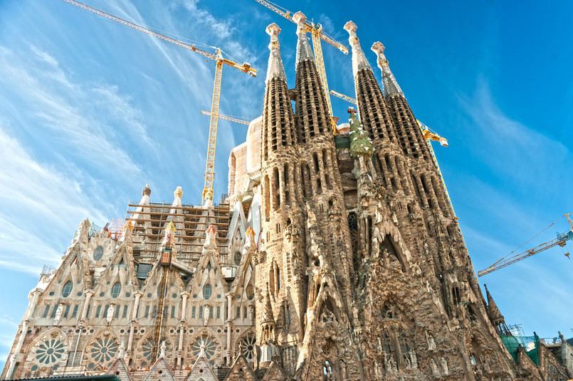 zabytki Sagrada Familia Barcelona Hiszpania