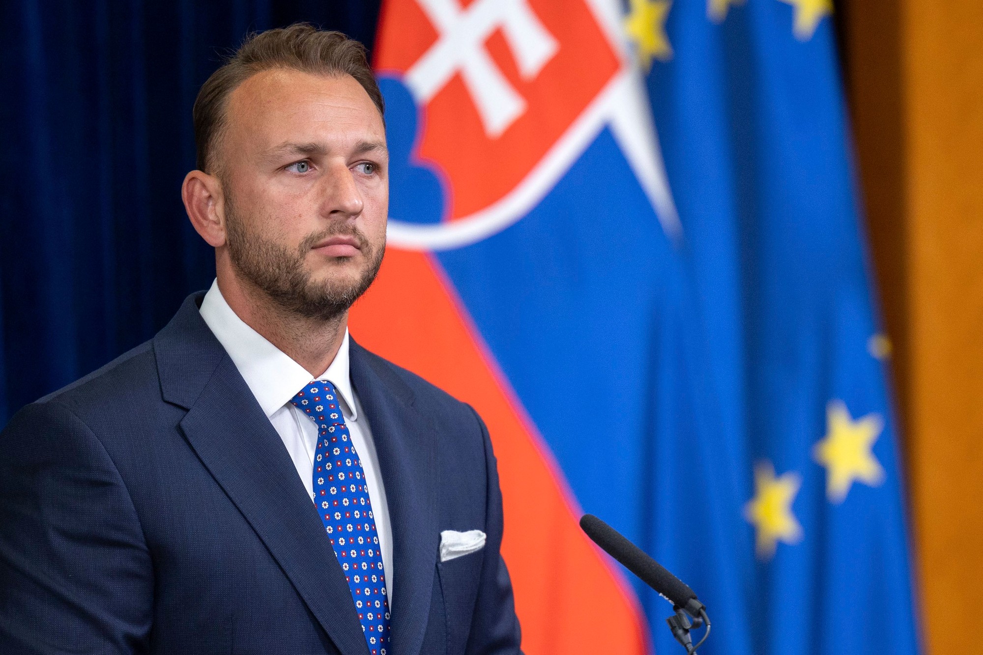 Minister vnútra Matúš Šutaj Eštok (Hlas-SD).