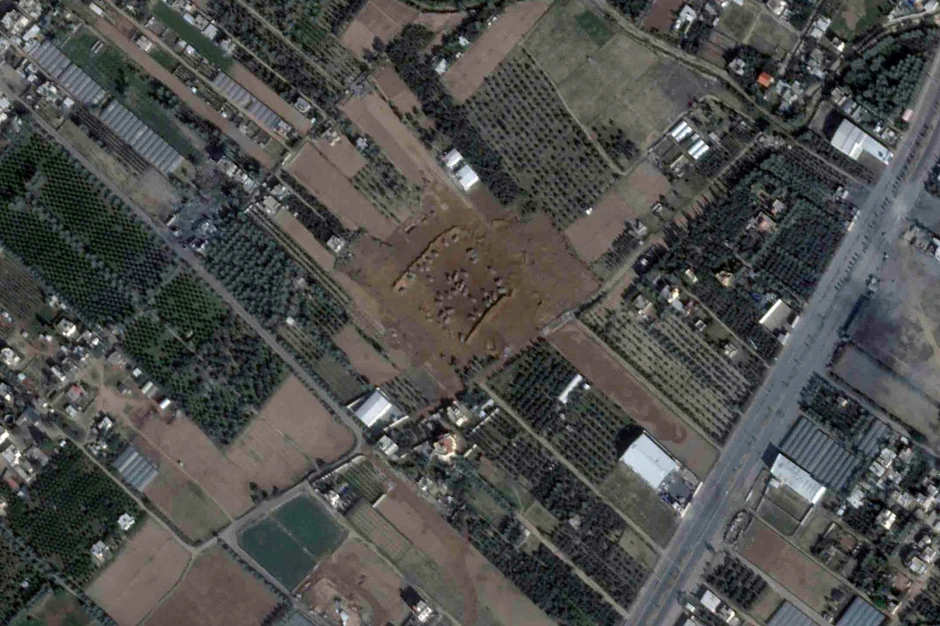 Satelitski snimak pokazuje izraelsku vojsku na jugu Gaze