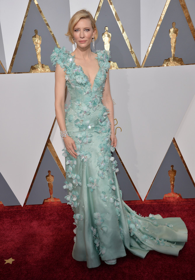 Najpiękniejsze oscarowe kreacje: Cate Blanchett w sukni Armani Prive w 2016 r.