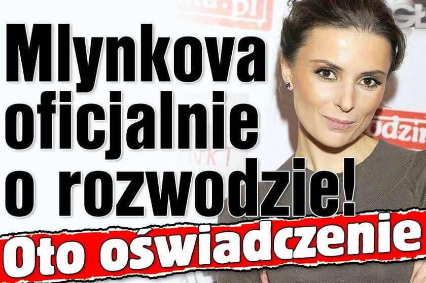 Mlynkova oficjalnie o rozwodzie! Oto oświadczenie