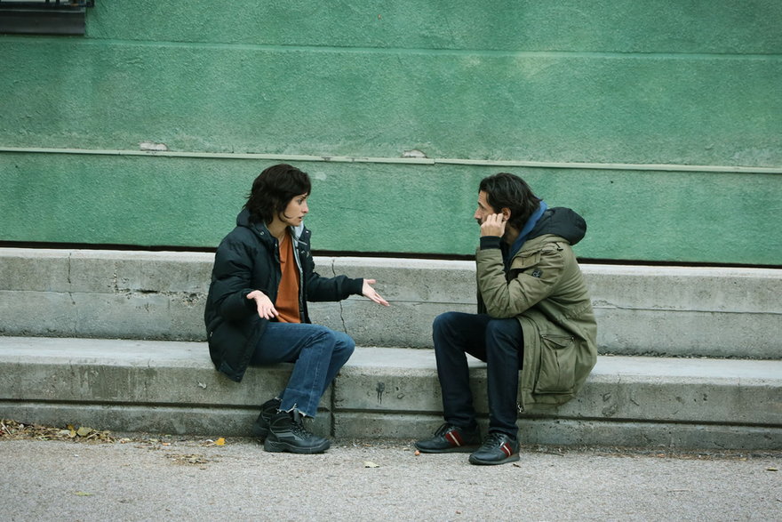 Penélope Cruz i Juan Diego Botto na planie filmu "24 godziny"